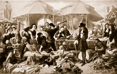 Pedro el Grande en el astillero de Deptford